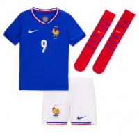 Camiseta Francia Olivier Giroud #9 Primera Equipación para niños Eurocopa 2024 manga corta (+ pantalones cortos)